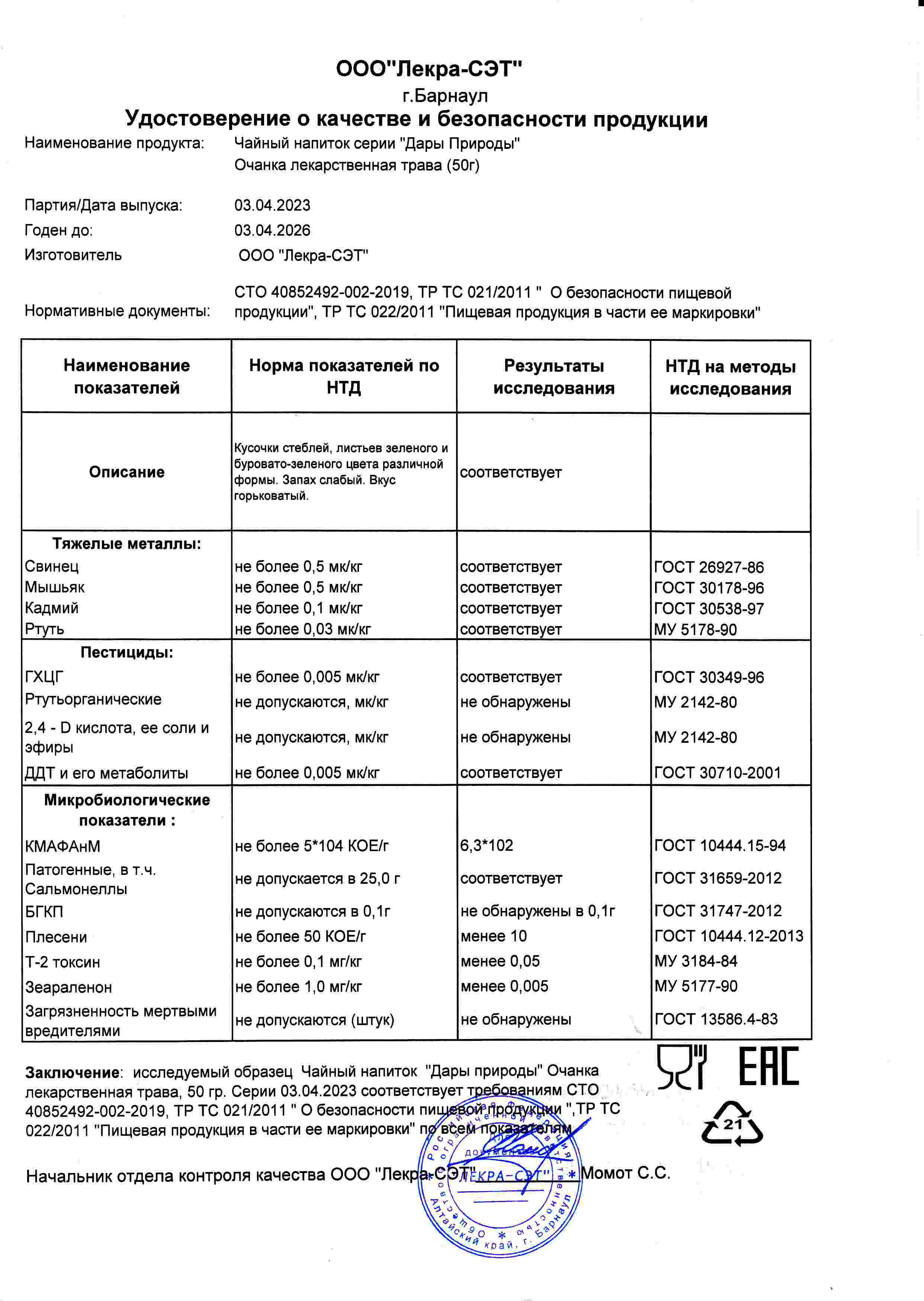 Паспорт №042023